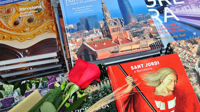 Diada de Sant Jordi à Barcelona