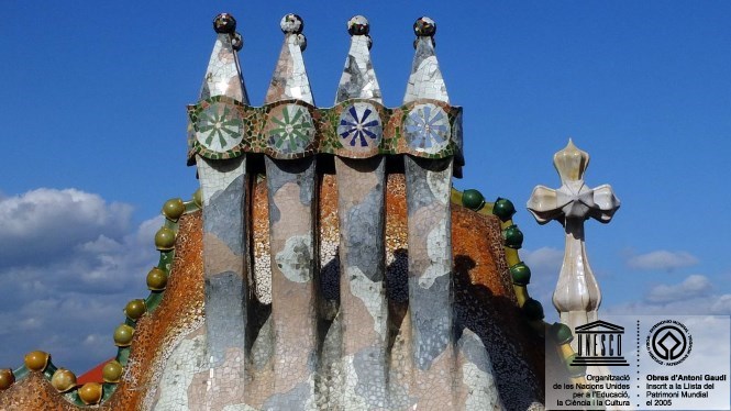 Drac. Casa Batlló Gaudí Barcelona